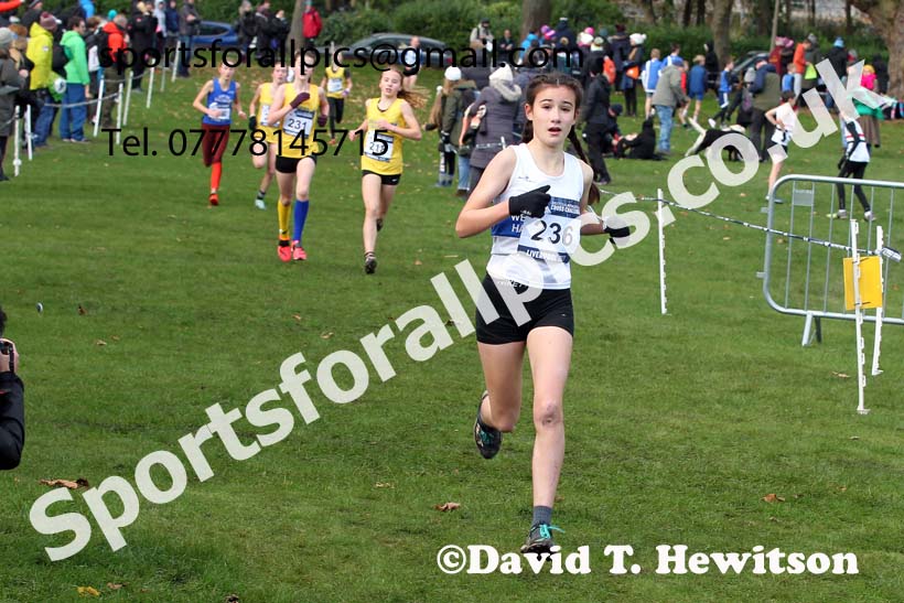 Girls under-13s, European Cross Country Championships Trials, Sefton Park, Liverpool. Photo: David T. Hewitson/Sports for All Pics